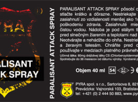 PYRA paralisant spray