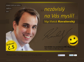microsite matus.kovalovsky.com
